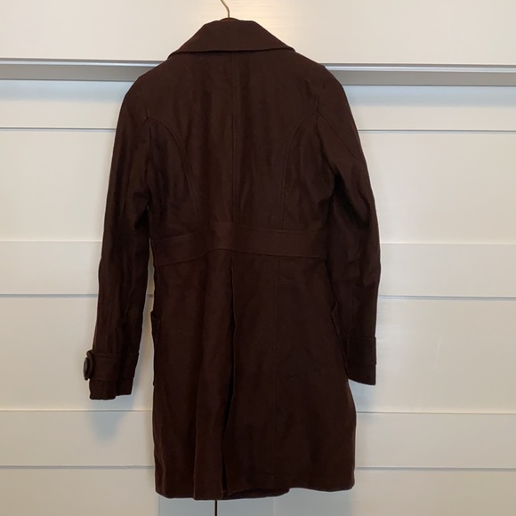 Wool Pea Coat with Polka Dog Lining - Picture 3 of 10